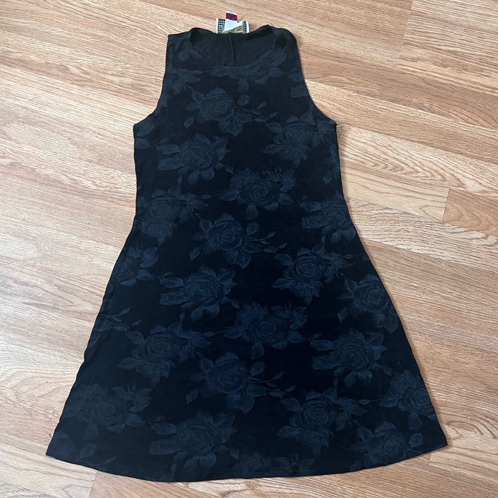 Vintage 90s La Belle gothic rose dress